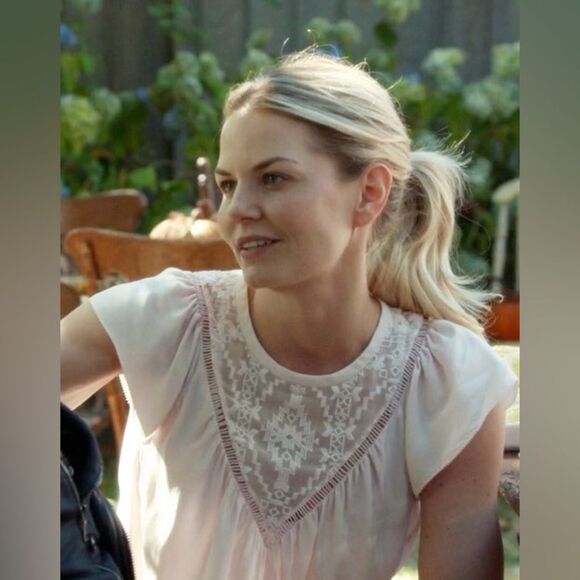 Rebecca Taylor Ivory 100% Silk Geo Aztec Embroidered Top 12 NWT - Picture 2 of 10